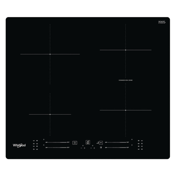 Whirlpool WB S2560 NE Sort Indbygget 59 cm Zone induktionskogeplade 4 zone(s)