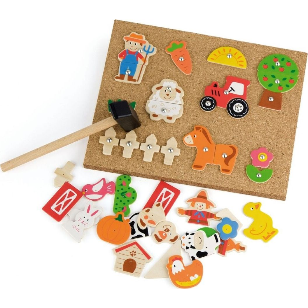 Fa kalapálós játék - farm (3166)