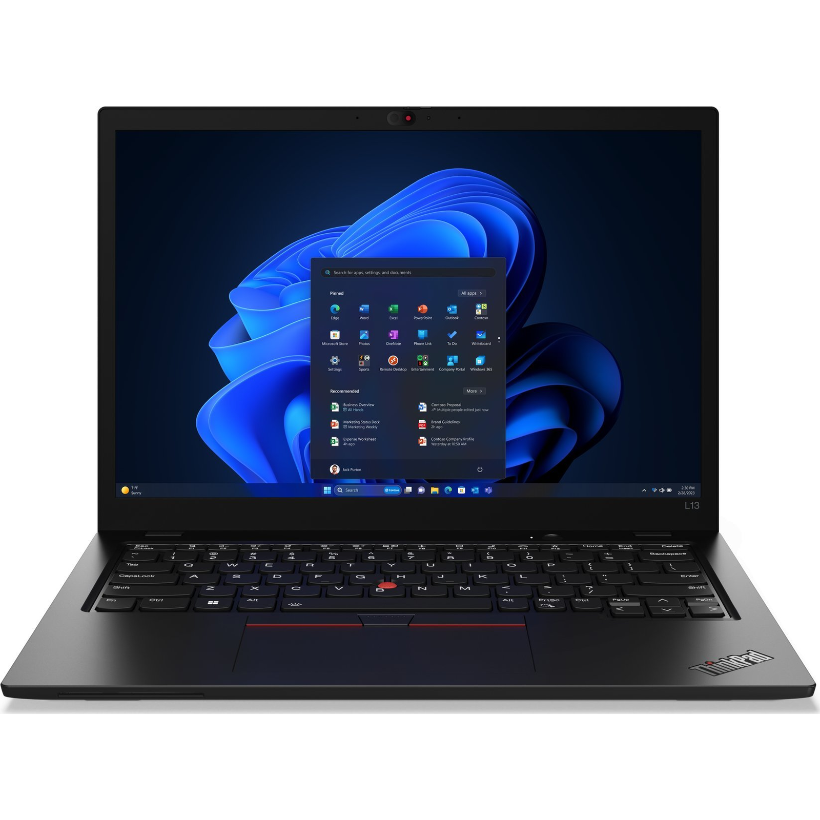 Lenovo ThinkPad 21LB0013PB hordozható számítógép Intel Core Ultra 5 125U Laptop 33,8 cm (13.3