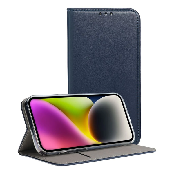 SMART MAGNETO könyv tok Samsung Galaxy A13 5G / A04S készülékhez, tengerészkék
