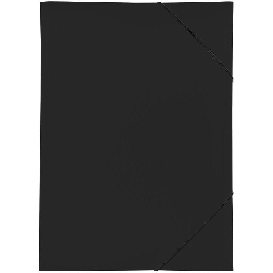 PAGNA Gummizugmappe A3 PP 3 Einschlagklappen schwarz (21638-01) (21638-01)