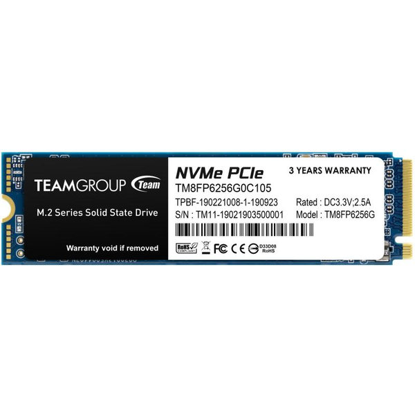 TeamGroup MP33 256 GB M.2 NVMe PCIe 3.0