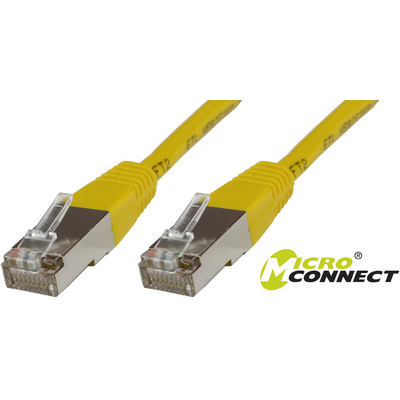  MicroConnect S/FTP CAT6 0.25m Yellow LSZH - SSTP60025Y