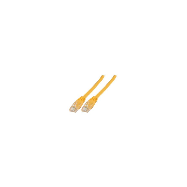 EFB RJ45 Patchkabel U/UTP, Cat.6, PVC, CCA, 15m, gelb (K8100GE.15)