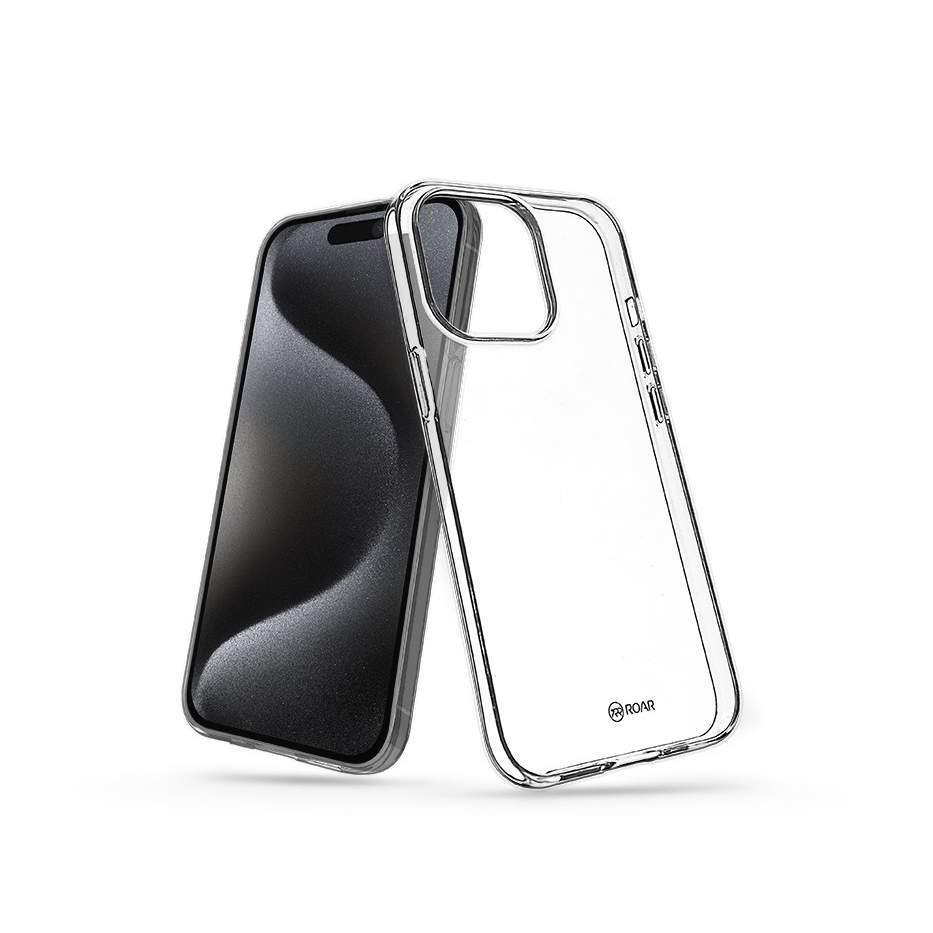 Apple iPhone 15 Pro szilikon hátlap - Roar All Day Full 360 - transparent (KC0881)