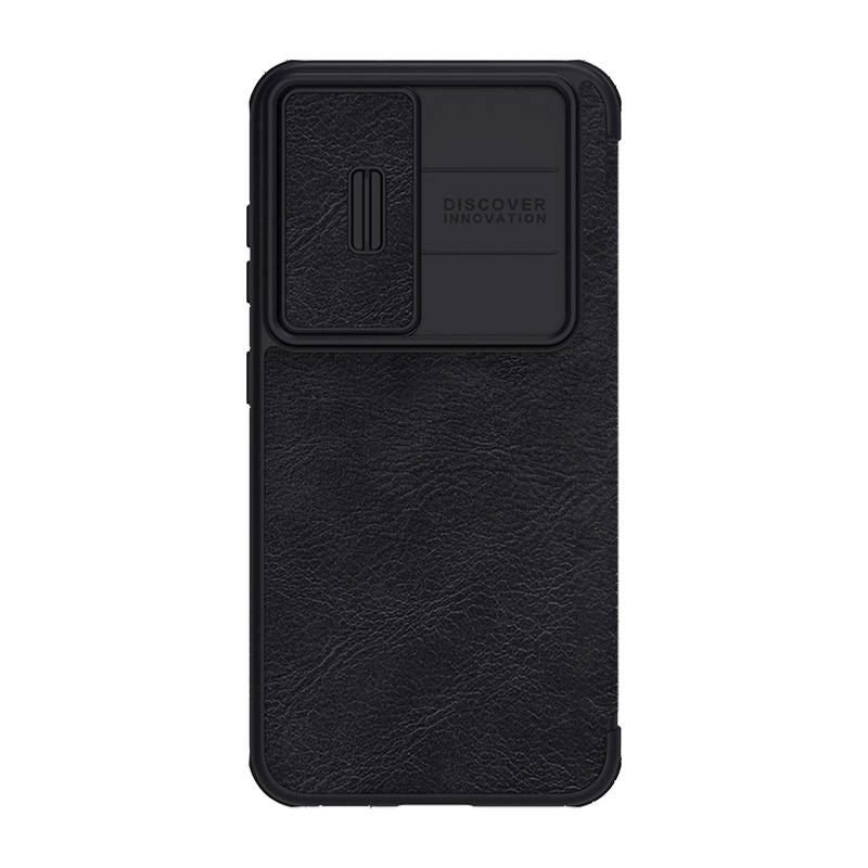 Nillkin Qin Leather Pro Samsung S23+ tok fekete (043129) (NI043129)