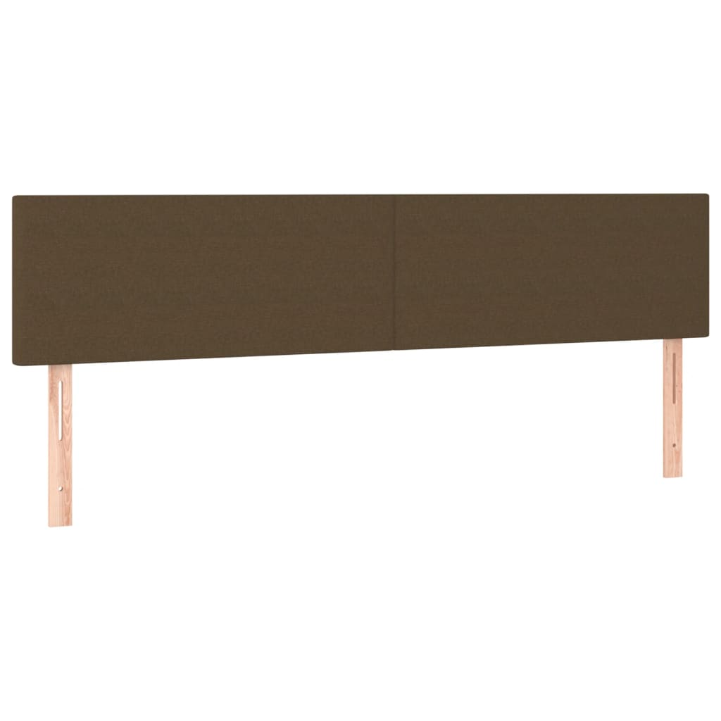 2 db sötétbarna szövet fejtámla 90x5x78/88 cm (345827)