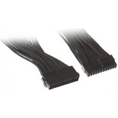 SilverStone SST-PP07-MBB ATX 24 pin hosszabbító kábel 0.3m - Fekete (SSTPP07MBB)
