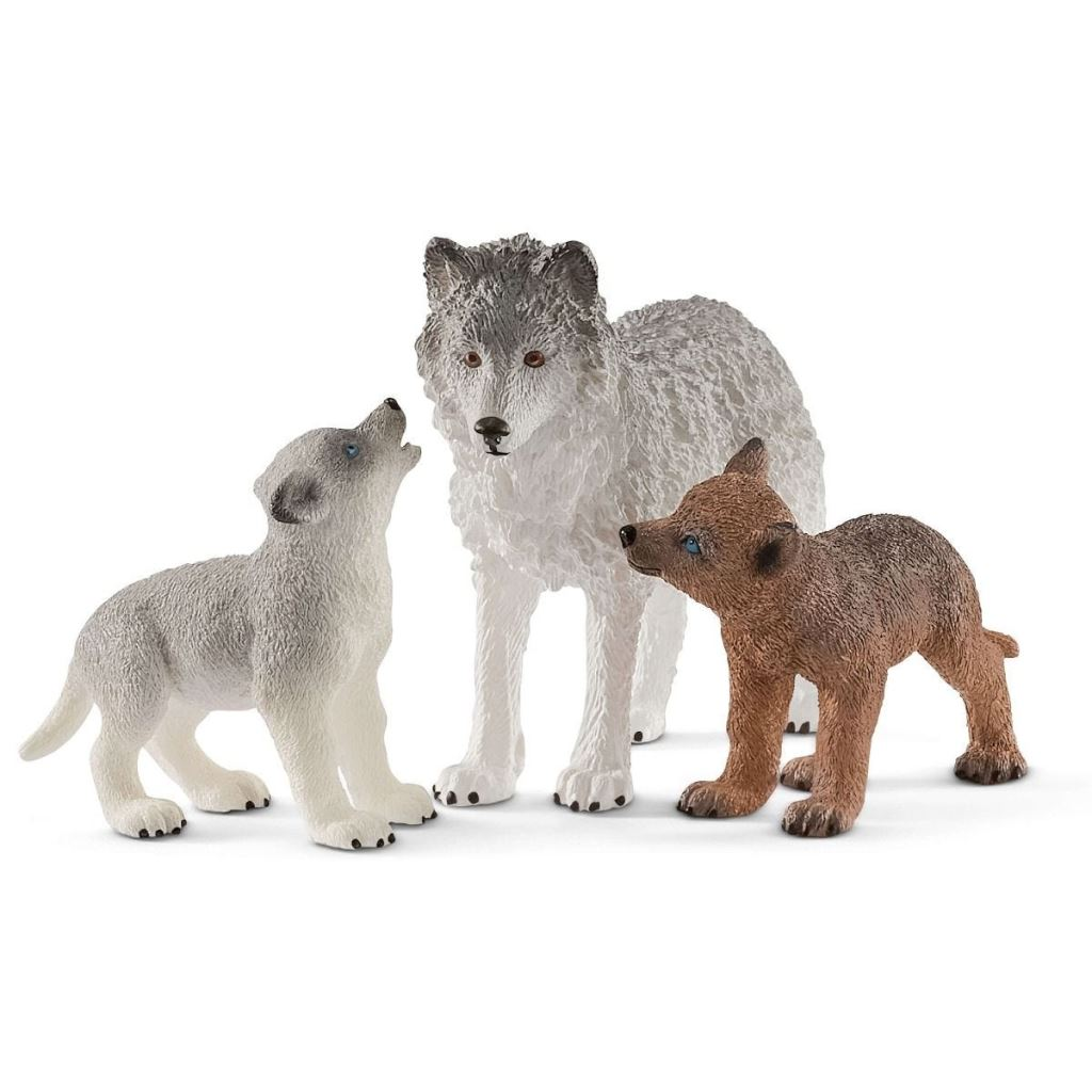 Schleich farkas anya kölykökkel (42472) (sch42472)