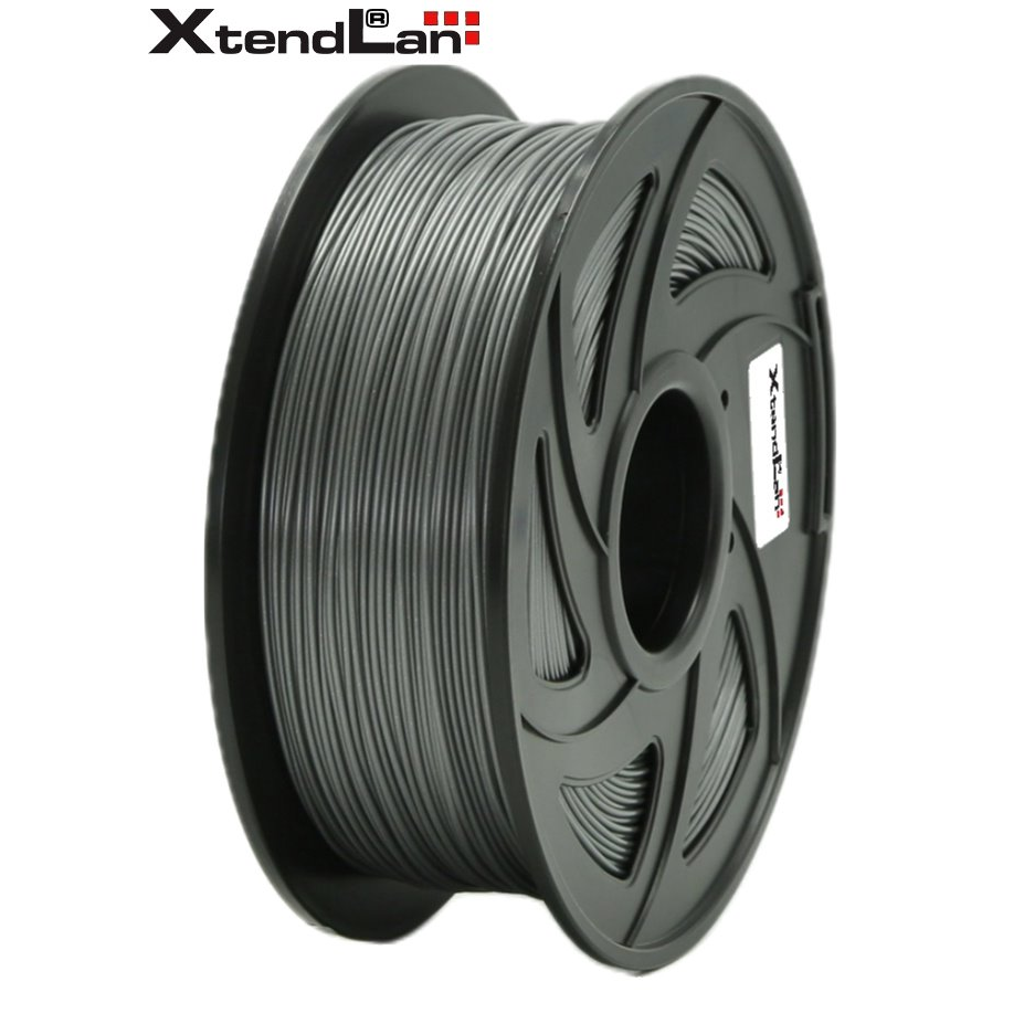 XtendLAN Filament PLA 1.75mm 1 kg - Szürke (3DF-PLA1.75-GY 1KG)