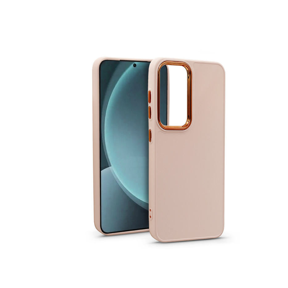 Haffner Frame szilikon tok - Samsung SM-S937 Galaxy S25 - pink (HF340451)