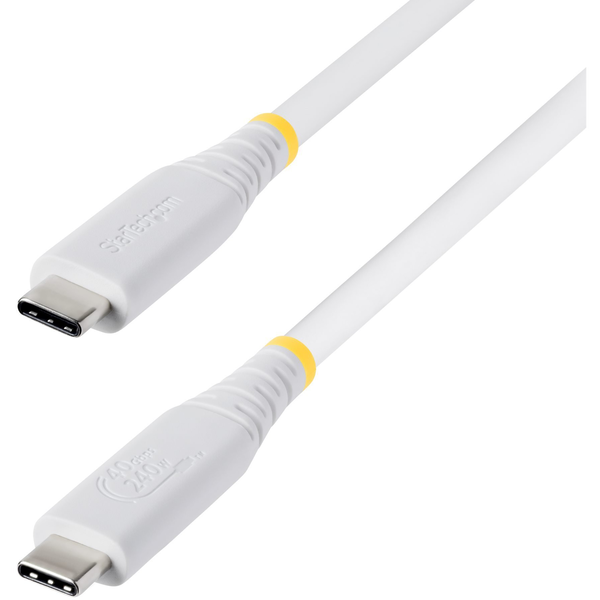StarTech.com CC50CM40GUSB4TPW cavo USB USB4 Gen 3x2 0,5 m USB C 40 Gbit/s