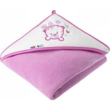 Akuku fürdőlepedő 100x100 cm Tigris pink (ALA1253)