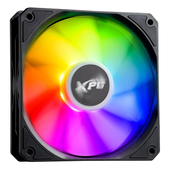 XPG VENTO R 120 ARGB PWM Számítógép ház Ventilátor 12 cm Fekete 1 db