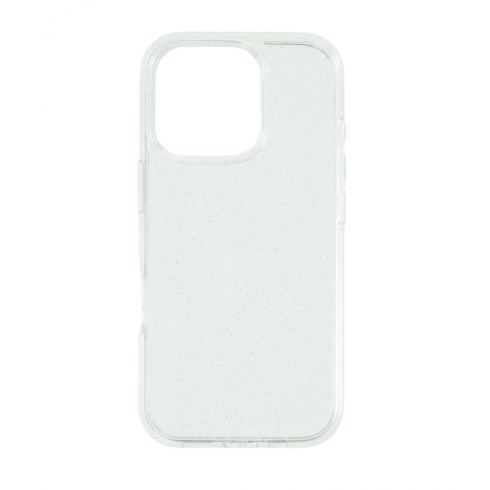 Cellect iPhone 16 Pro szilikon tok átlátszó csillámos (CEL-GLI-IPH16PR-TP) (CEL-GLI-IPH16PR-TP)