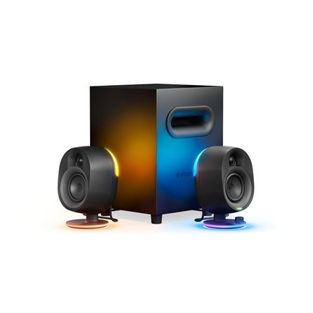 SteelSeries Arena 7 2.1 RGB gamer hangszóró fekete