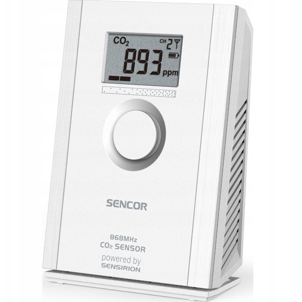 Detektor dymu a plynu Sencor SWS CO2 PRO s displejom