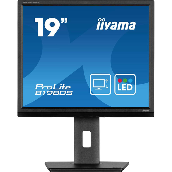 iiyama ProLite B1980S-B1 monitoare LCD 48,3 cm (19") 1280 x 1024 Pixel VGA LED Negru