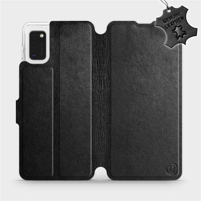 Flip case for Samsung Galaxy A41 - Black - Leather - Black Leather (5903516174058)