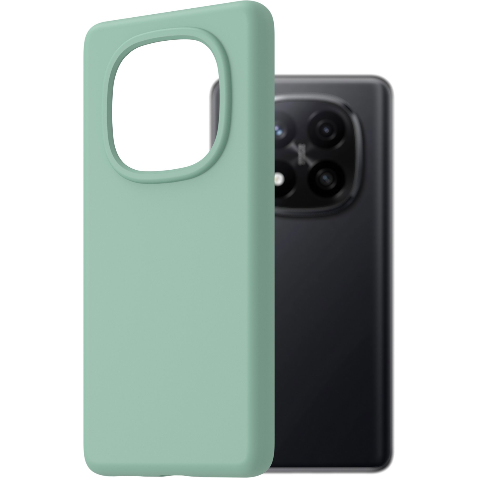 AlzaGuard Premium Silicone Case Xiaomi Redmi Note 14 Pro+ világoszöld tok (AGD-PCS446E)