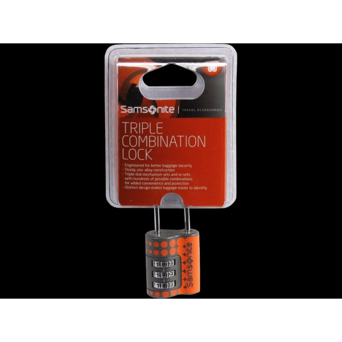 Samsonite Travel Accessories számzáras bőrönd lakat narancssárga (U23*76103) (U23*76103)