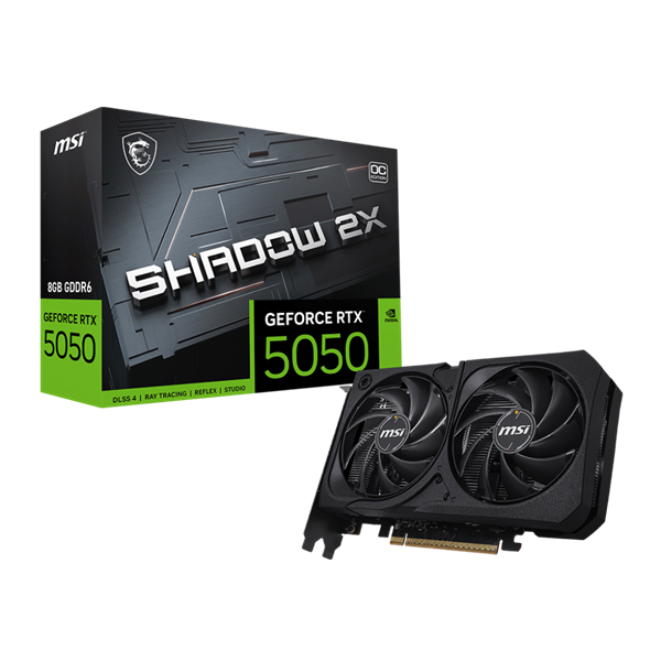 MSI GeForce RTX 5050 8G SHADOW 2X OC NVIDIA 8 GB GDDR6