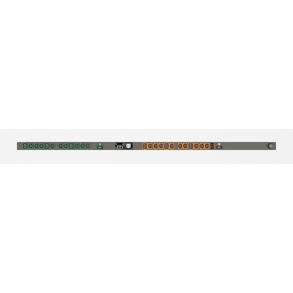 Vertiv Geist MGU5MGB1-24PH63-3PS6B2A10-S strømforsyningsenhed (PDU) 24 AC stikkontakt(er) 0U Sort