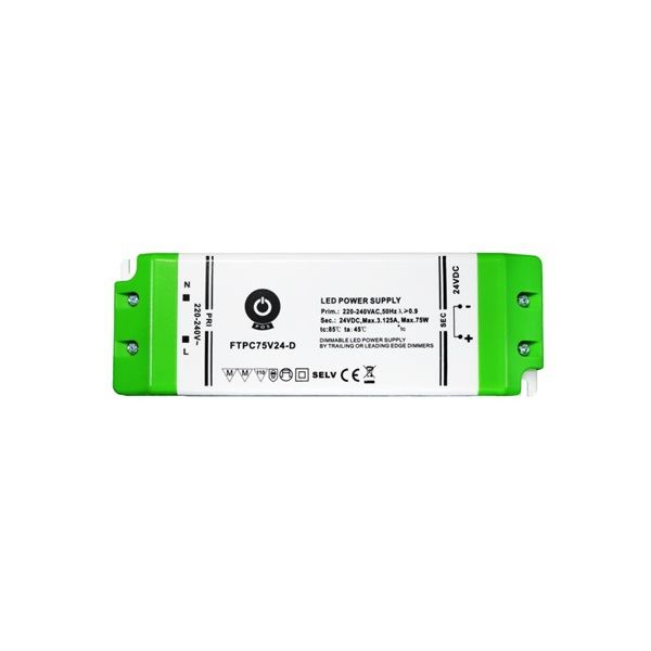 POS Power FTPC75V24-D 24V/2.5A 75W IP20 szabályozható LED tápegység (FTPC75V24-D)