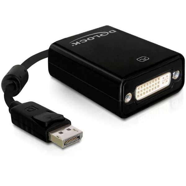 Adaptor Delock, Displayport/DVI, Negru