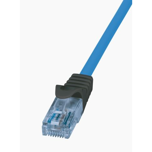 LogiLink Patchkabel CAT6A U/UTP Premium blau 2.00m 10G/PoE