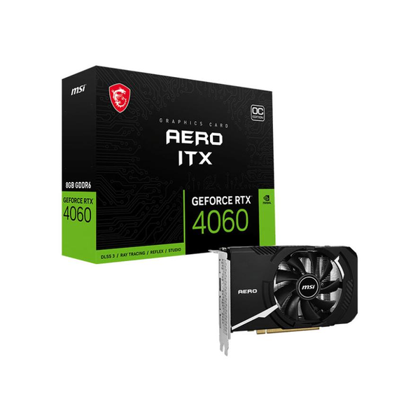 MSI AERO GeForce RTX 4060 ITX 8G OC NVIDIA 8 GB GDDR6