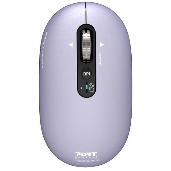 Port Designs Pure Color Bluetooth Egér Iris Lila