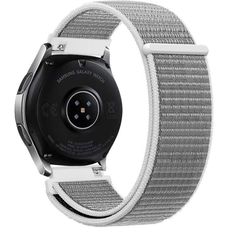 Eternico Airy Universal Quick Release 20mm - Elephant Gray and White edge (AET-UN20AY-ElGrW)