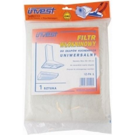 IZ-FK1 UNIVERZÁLIS PÁRAELSZÍVÓ  ZSÍRFILTER FEHÉR 600X500 (GA414)