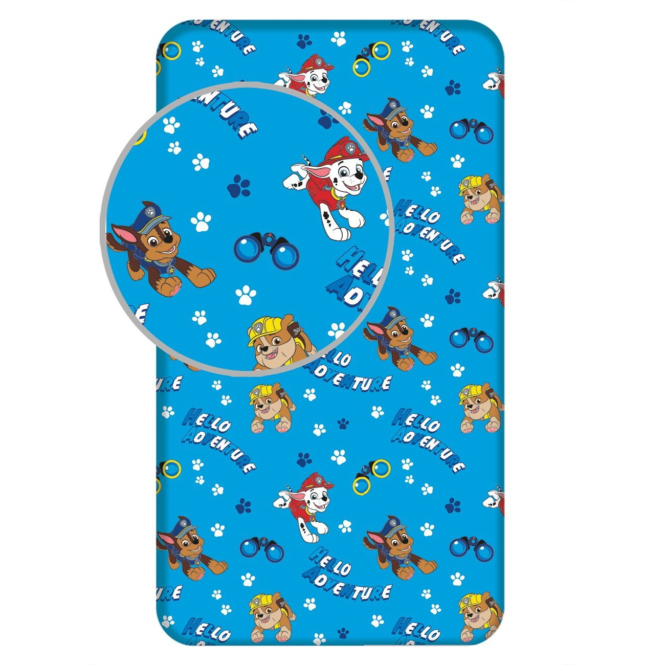 JERRY FABRICS 573 Lepedő - Mancs őrjárat, 90×200×25 cm (8592753039830)