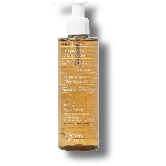 KORRES Olympus Tea Oil Balancing Cleansing Gel 200 ml (5203069127298)