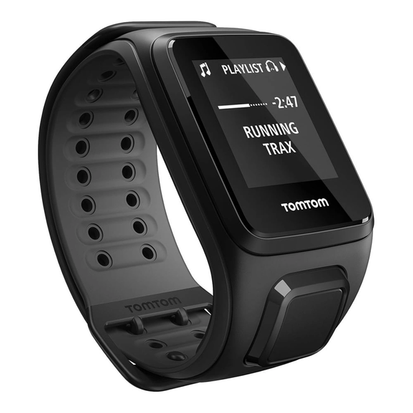 TomTom Runner 2 Music Small GPS sportóra 3GB zenei tárolóval fekete-antracit