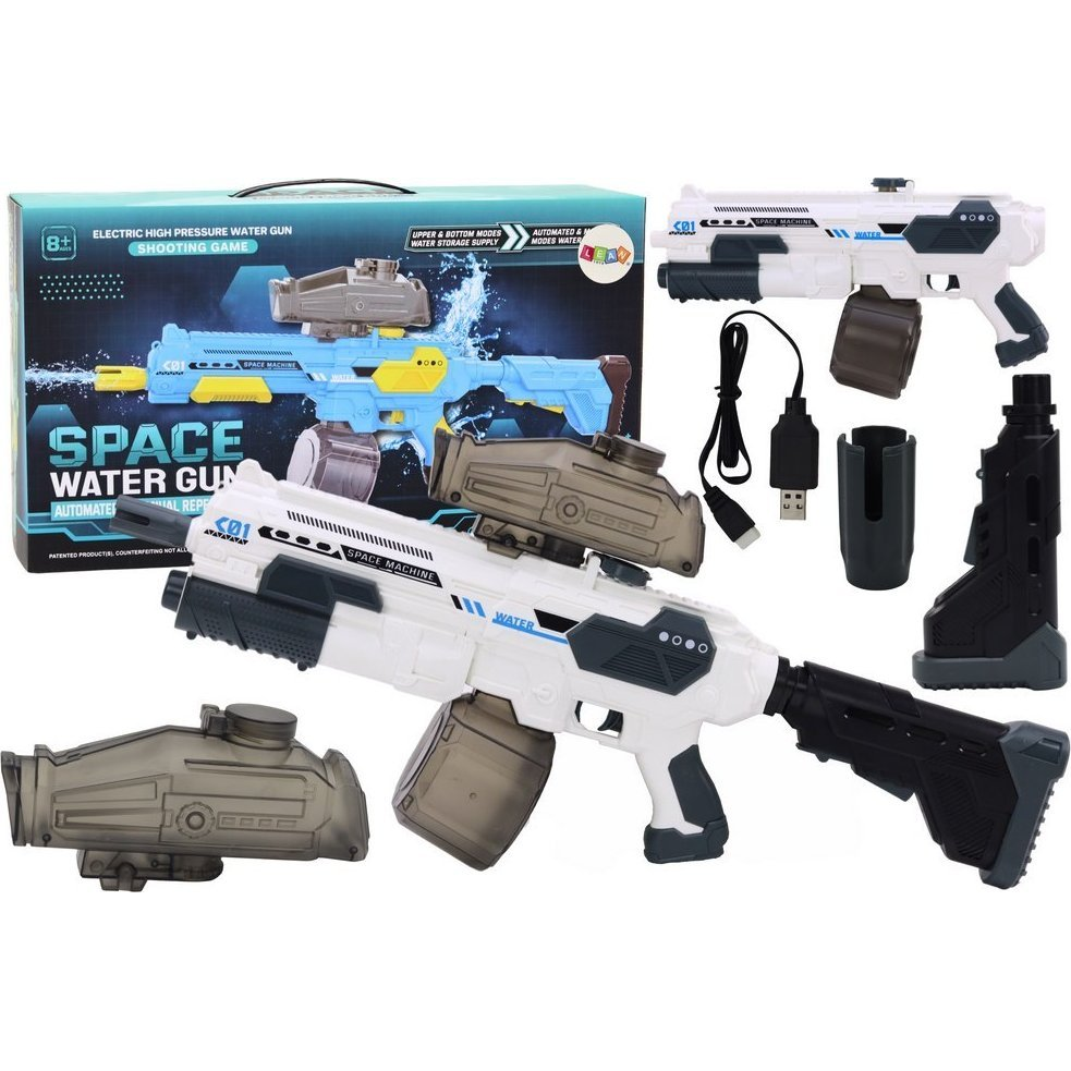 Automata M416 Akkus Vízipisztoly Puska - Fehér (17617)