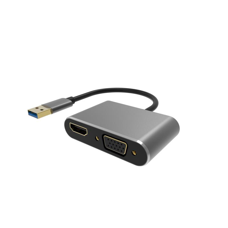 VCOM USB3.0 apa - VGA + HDMI anya adapter (CU322M)