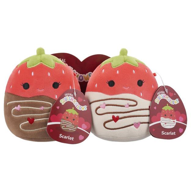 Squishmallows 1+1 csokoládés eper, Scarlet (191726842675)