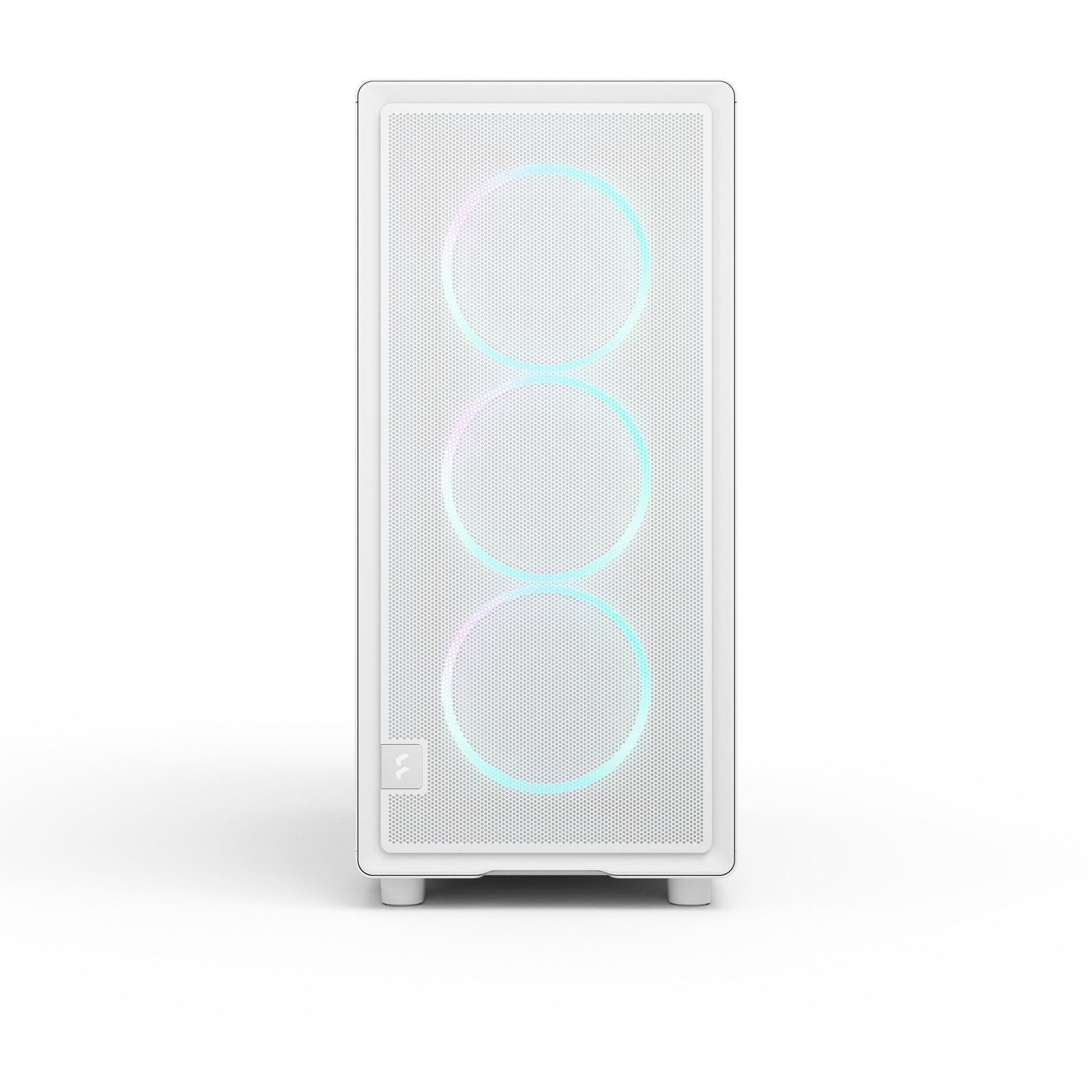 Fractal Design Epoch TG RGB Midi Torony Számítógépház + 3db 120mm RGB ventilátor - Fehér (FD-C-EPO1A-05)