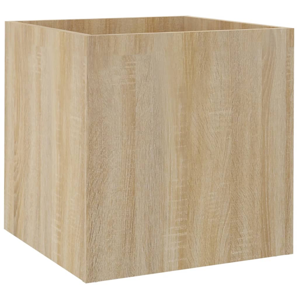 Саксия vidaXL, Кафяв, 40x40x40 см, MDF