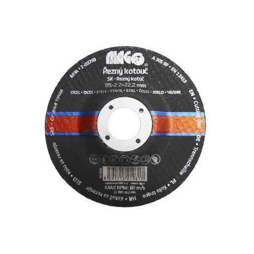 MAGG Fémvágó korong, 115×2,2×22,2 mm (RK11522)