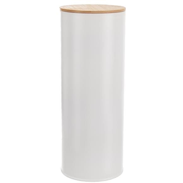 Orion Whiteline Spagetti tároló edény, fém/bambusz, 11 cm átmérőjű (127542)