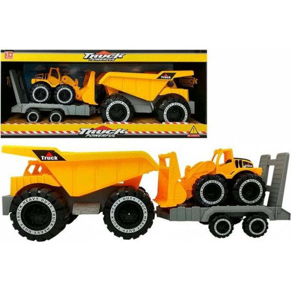 Buldózer Billenőplatós Pótkocsi 49 cm Építőipar