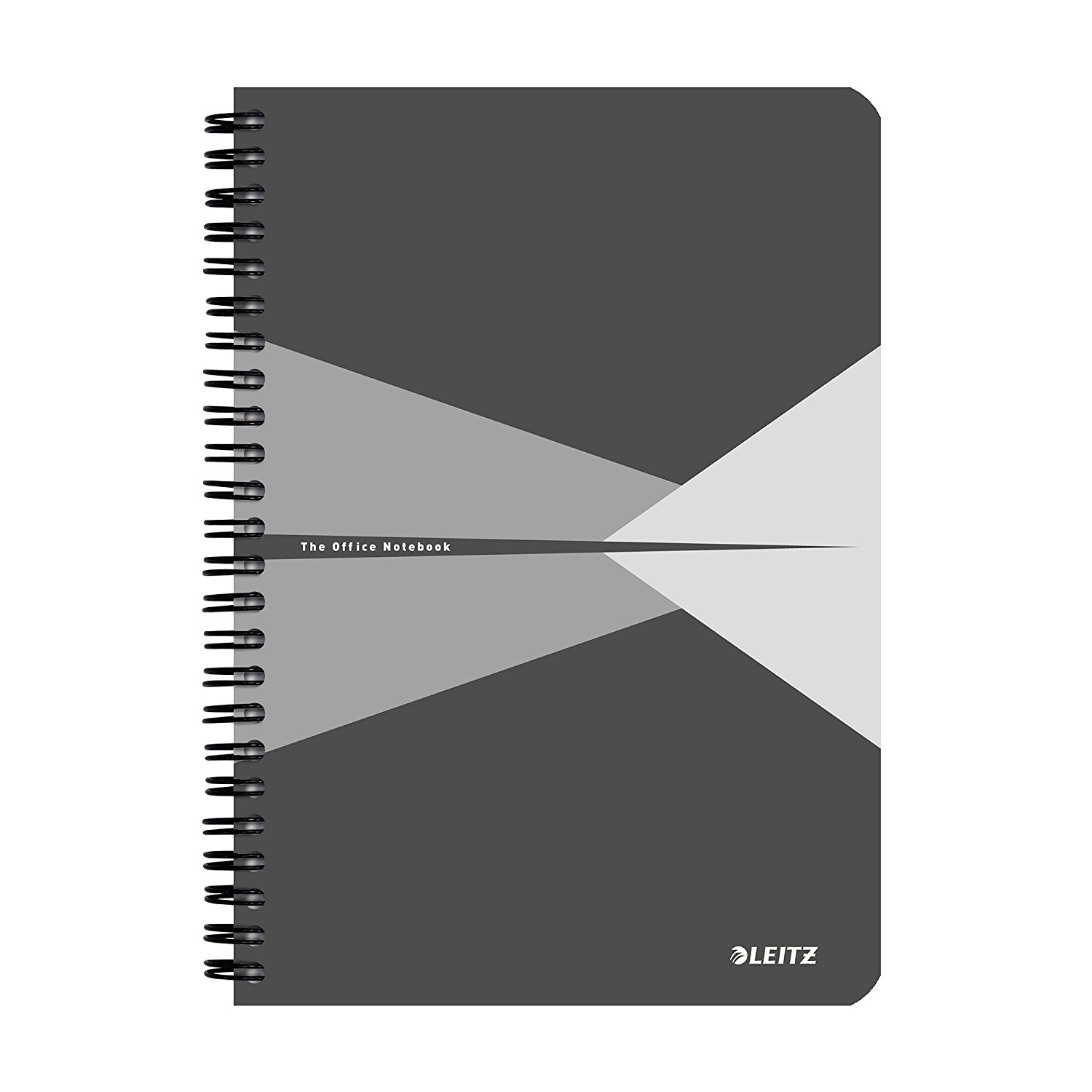 Leitz Office 90 lapos A5 vonalas spirálfüzet - Szürke (44590085)