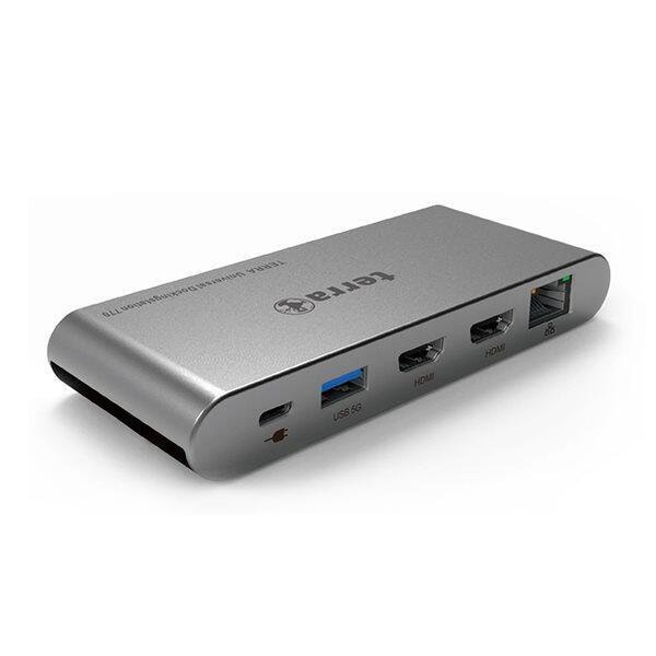 D Wortmann TERRA MOBILE Dockingstation 770 USB-C Dual Display Dockingstation mit Dual Display