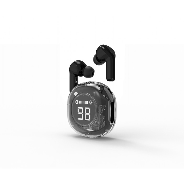 Bezdrátová sluchátka do uší Gembird TWST-01-BK černá