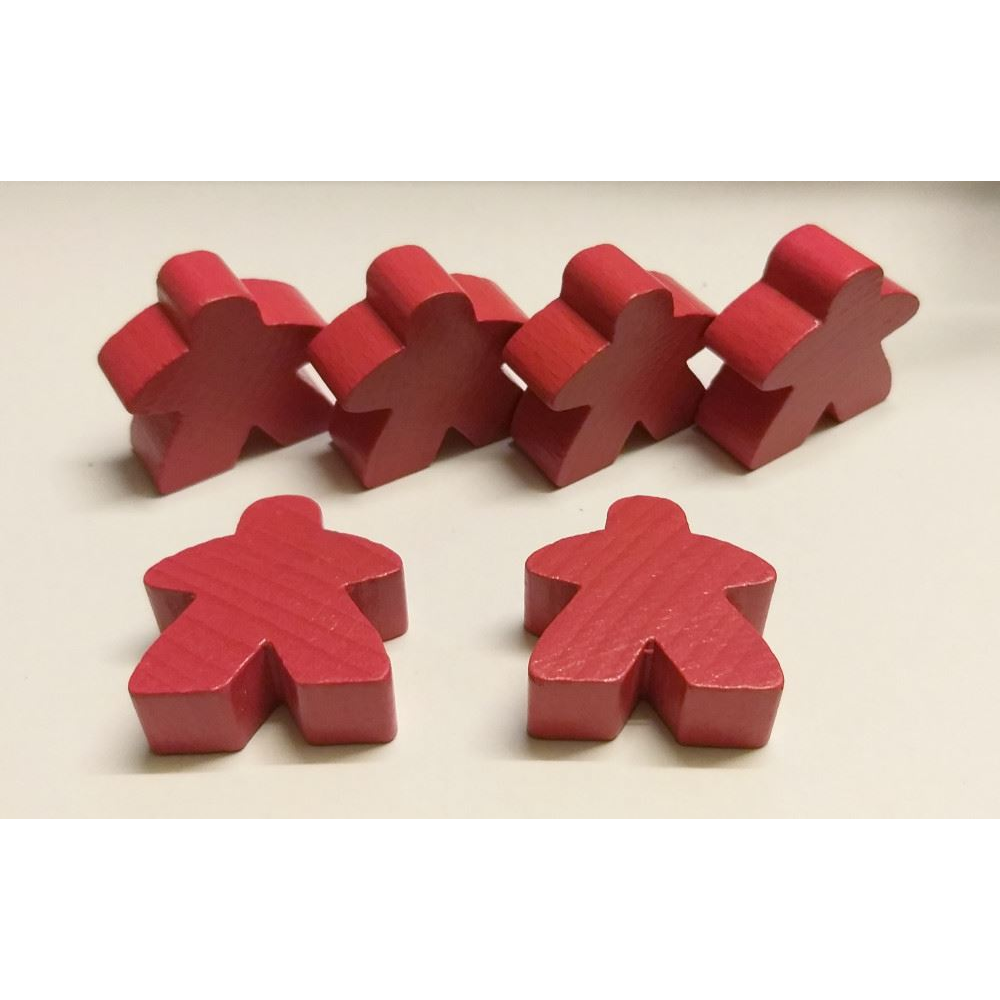 Hans im Glück Carcassonne Big-Meeple set piros kiegészítő (19297182) (HIG19297182)