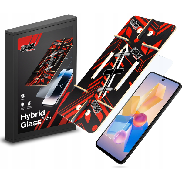 GrizzGlass Szkło hybrydowe GrizzGlass HybridGlass Easy do Infinix Hot 40 Pro